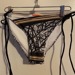 Clover Canyon side tie bikini bottoms.